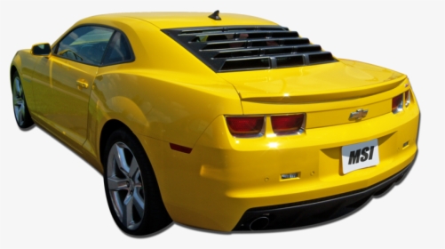 Yellow Camaro Png Pic - Yellow Camaro With Louvers, Transparent Png, Free Download