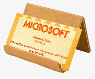Bill Gates Business Card, HD Png Download, Free Download
