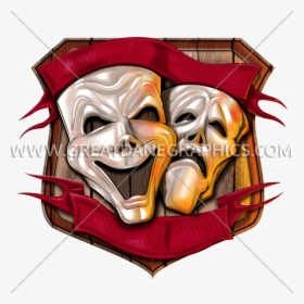 Theater Drama Masks - Mask, HD Png Download, Free Download
