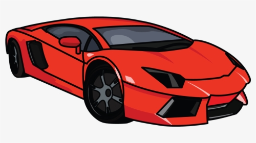 Aventador Step By Tutorial - Lamborghini Drawing Easy, HD Png Download, Free Download