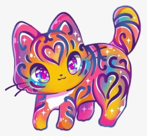 Jenniillustrations Cat Gato Lisafrank Colorcat - M Jenni Cute Drawings, HD Png Download, Free Download