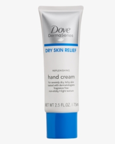 Dove Dermaseries Replenishing Hand Cream 75ml - Dove Dermaseries Dry Skin Relief, HD Png Download, Free Download