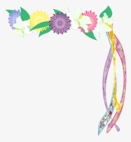 Flower Crown Crown Rennaisance Fair Mayday Freetoedit - Design For Flower Emoticon, HD Png Download, Free Download