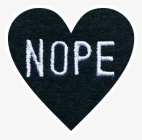 #nope #heart - Heart, HD Png Download, Free Download