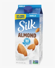 Silk Vanilla Almondmilk - Silk Almond Milk Vanilla, HD Png Download, Free Download