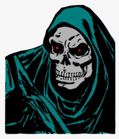 Grim Reaper Face Png, Transparent Png, Free Download