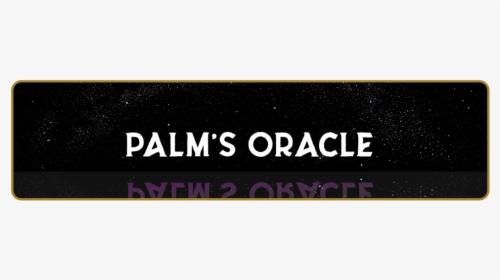 Banner For Palm"s Oracle - Label, HD Png Download, Free Download