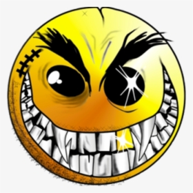 Evil Smiley Face Png Clipart , Png Download - Evil Crazy Smiley Face, Transparent Png, Free Download
