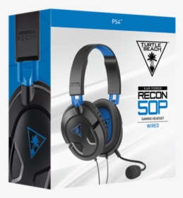 Playstatio 4 Turtle Beach Ear Force Recon 50p Wired - Turtle Beach Recon 50 Gaming Headset, HD Png Download, Free Download