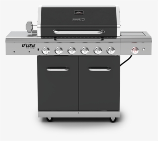 Deluxe 6-burner Propane Gas Grill With Ceramic Searing - Barbecue Grill, HD Png Download, Free Download