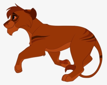 Lioness Adopt - Cartoon, HD Png Download, Free Download
