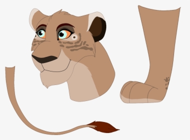 Lioness Adopt Ota - Cartoon, HD Png Download, Free Download