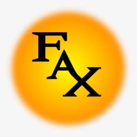Orange Fax Icon Svg Clip Arts - Fax Machine Clip Art, HD Png Download, Free Download