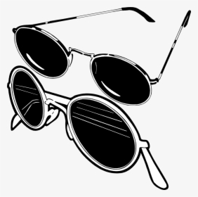 Free Stock Photo Illustration - Two Sunglasses Clipart, HD Png Download, Free Download