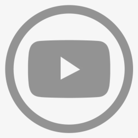 Grey Youtube Icon Svg Hd Png Download Kindpng