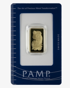10 Gr Pamp Suisse Gold Bar Obverse - Pamp Suisse Gold Bars, HD Png Download, Free Download
