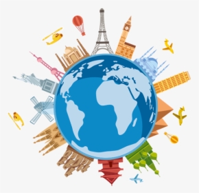 World Travel Clipart Png - World Travel Symbol, Transparent Png, Free Download