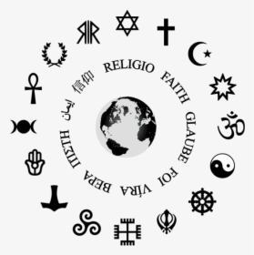 The Difficulty Of Defining Religion - Circle Of Religious Symbols, HD Png Download, Free Download