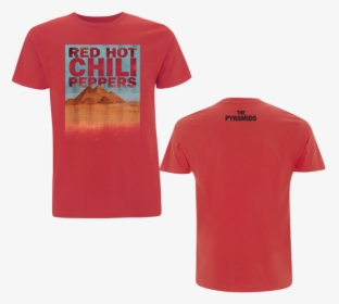 Men"s The Pyramids Of Giza Red T-shirt - Merch Redhotchilipeppers Shirt Design, HD Png Download, Free Download