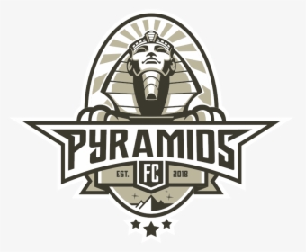 Pyramids Logo Design 2 Colors - Pyramids Fc Png, Transparent Png, Free Download