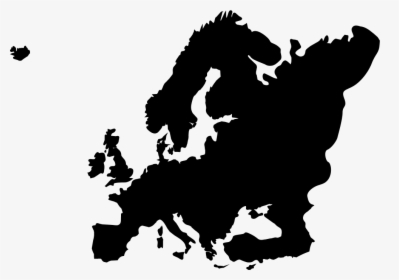 Font Europe - Europe Map Grey, HD Png Download, Free Download