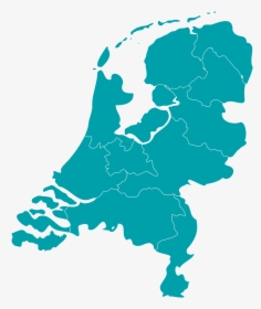 Netherlands Blue Map, HD Png Download, Free Download