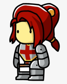 Scribblenauts Female Crusader - Crusader Png, Transparent Png, Free Download