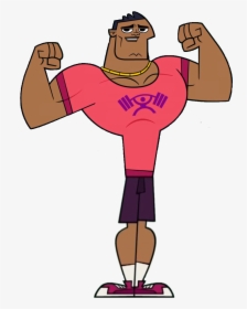 Muscle Clipart Muscle Man - Total Drama Characters, HD Png Download, Free Download