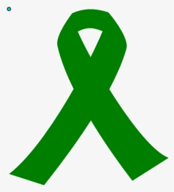 Awareness Ribbon Green Ribbon Liver Cancer Clip Art - Transparent Green Cancer Ribbon, HD Png Download, Free Download