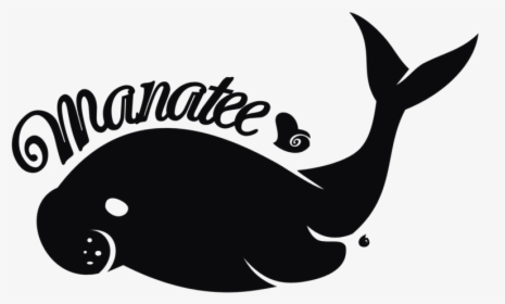 19 Manatee Vector Dugong Huge Freebie Download For - Black And White Manatee Vector, HD Png Download, Free Download