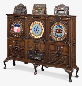 The Mills Dewey-chicago Triplet Slot Machine - China Cabinet, HD Png Download, Free Download