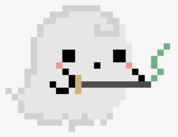 Kawaii Pixel Ghost Stickers Messages Sticker-2 - Sans Blue Eye Gif, HD Png Download, Free Download