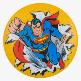 Superman Entertainment Button Msueum - Cartoon, HD Png Download, Free Download