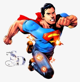 Superman Render Comic , Png Download - Gta 5 Online Superman Outfit, Transparent Png, Free Download
