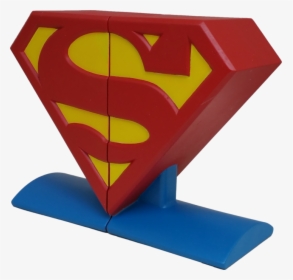 Dc Comics Superman Logo Bookends Superman Logo, Dc - Superman Logo Bookends, HD Png Download, Free Download