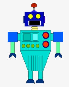 Electric Blue,robot,machine, HD Png Download, Free Download