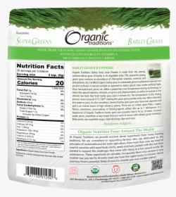 Organic Traditions Wheat Grass, HD Png Download, Free Download