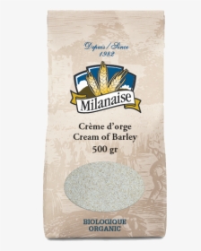 Organic Cream Of Barley - Cream Of Rice Milanaise, HD Png Download, Free Download