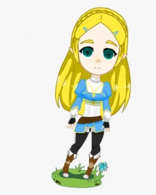 Zelda From Legend Of Zelda - Cartoon, HD Png Download, Free Download