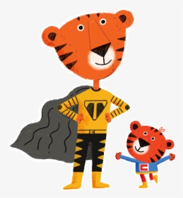 Tigers - Cartoon, HD Png Download, Free Download