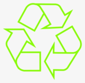 Recycling Symbol Icon Outline Light Green - Recycling Neon, HD Png Download, Free Download