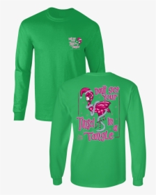 Long Sleeve Comfort Colors Holiday Shirt, HD Png Download, Free Download