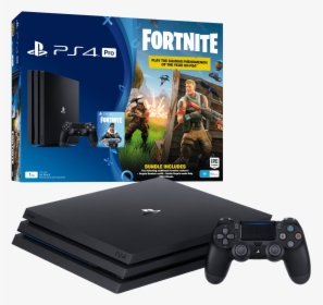 Playstation4 Pro 1tb Console With Fortnite Bonus Digital - Playstation 4 Pro Fortnite, HD Png Download, Free Download