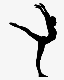 Gymnastics Png - Transparent Background Gymnast Silhouette, Png Download, Free Download