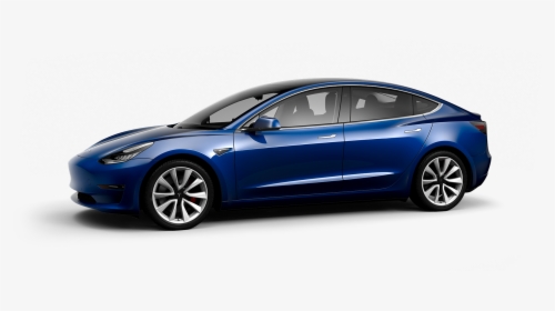 Tesla Car Png - Tesla Model 3 Renting, Transparent Png, Free Download