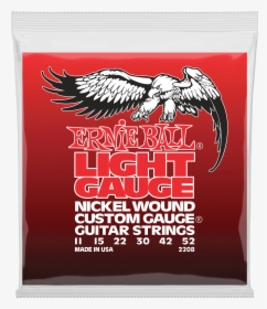 Light Nickel Wound W/ Wound G Electric Guitar Strings - Ernie Ball, HD Png Download, Free Download
