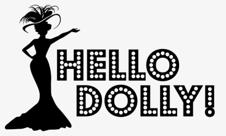 06 Hello Dolly Black - Hello Dolly Black And White, HD Png Download, Free Download