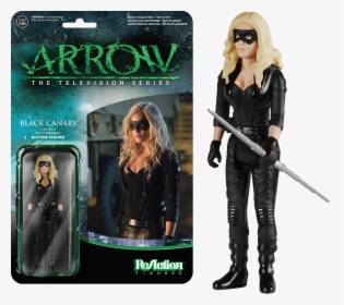 Black Canary Reaction Figure - Arrow Funko Reaction Figures, HD Png Download, Free Download