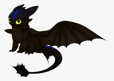 Drawing Toothless Watercolor - Cute Easy Drawings Toothless, HD Png Download, Free Download