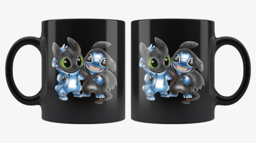 Stitch And Toothless Mug"  Class= - Alignment Dnd, HD Png Download, Free Download